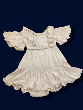 Like New Mable Frilly Bohemian Babydoll Dress, Size S
